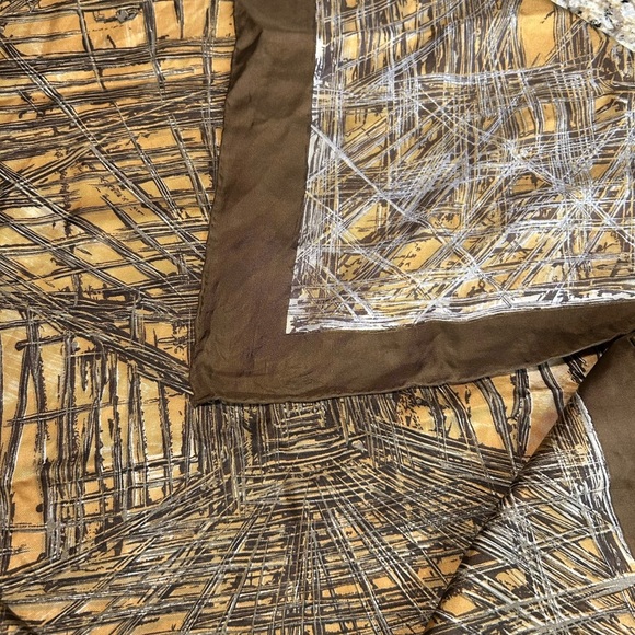 Vintage Harrods of London Abstract Architecture Scarf - Picture 6 of 9